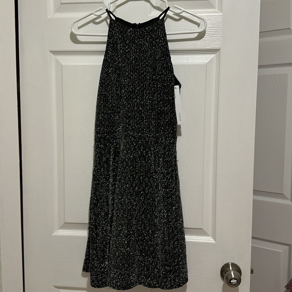 🆕 Aqua- Metallic Holiday Party Dress